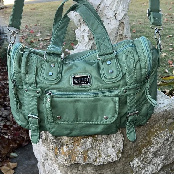 EUC Scarleton Faux Leather Crossbody/Shoulder Bag - Picture 2 of 15